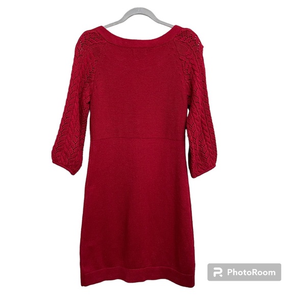 The Limited Red Sweater Dress - Size Medium - Picture 3 of 11